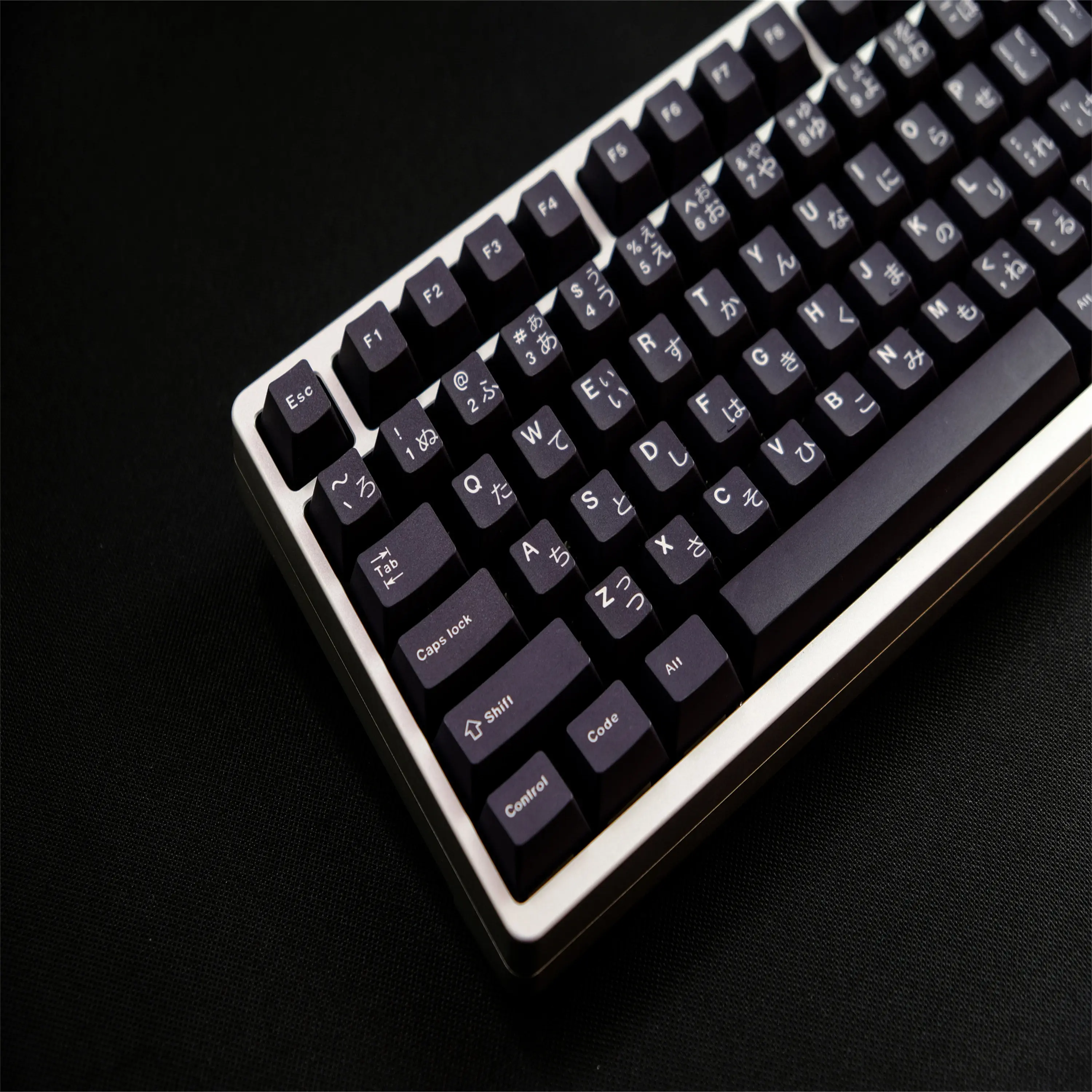 Juego de teclas GMK Black WOB, 129 teclas, Material PBT, perfil de cereza, teclas para juegos para teclado mecánico MX Switch 61/64/68/75