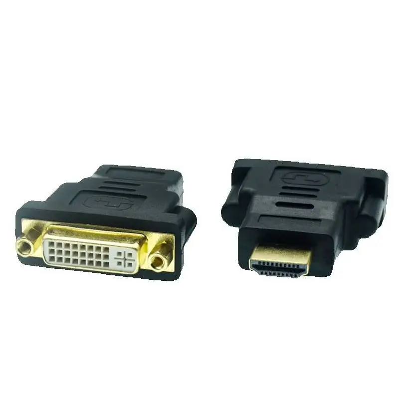 Adaptador convertidor DVI a HDMI, convertidor macho a DVI 24 + 5 hembra, 1080P para Monitor de proyector HDTV