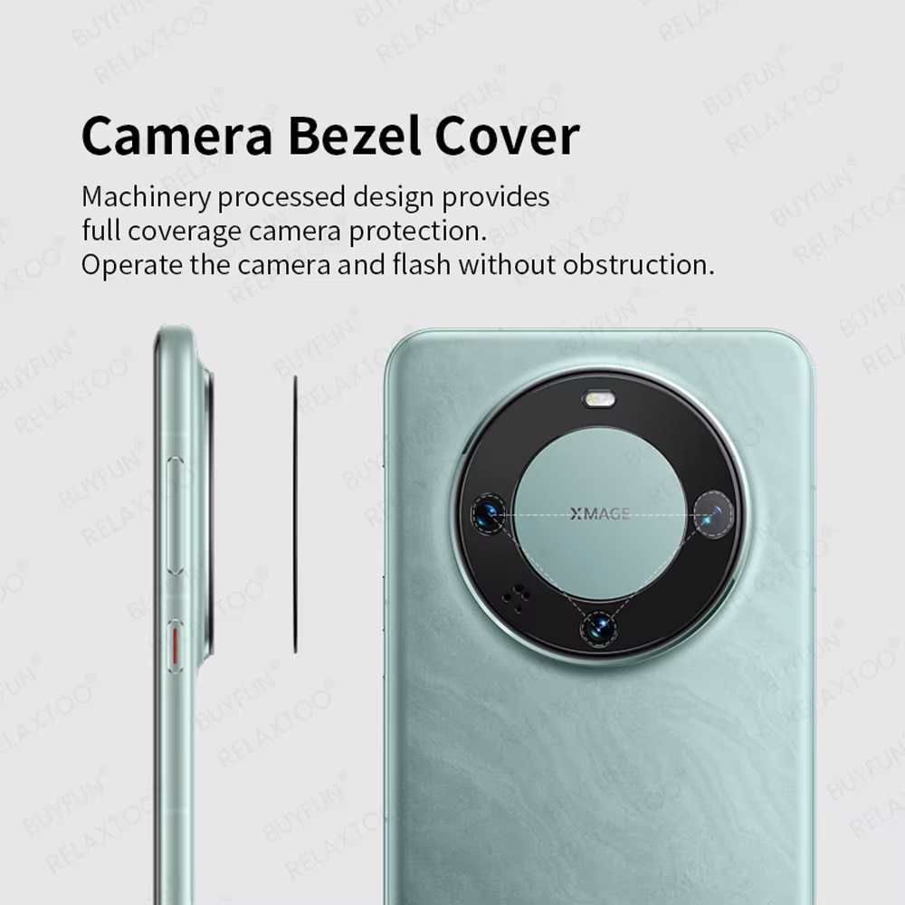 Funda protectora de pantalla de cámara de aleación de aluminio 3D para Huawei Mate 60 Pro, cubierta de lente trasera de Metal, pegatina, Hauwi Mate60 60Pro Mate60Pro - imagen 4