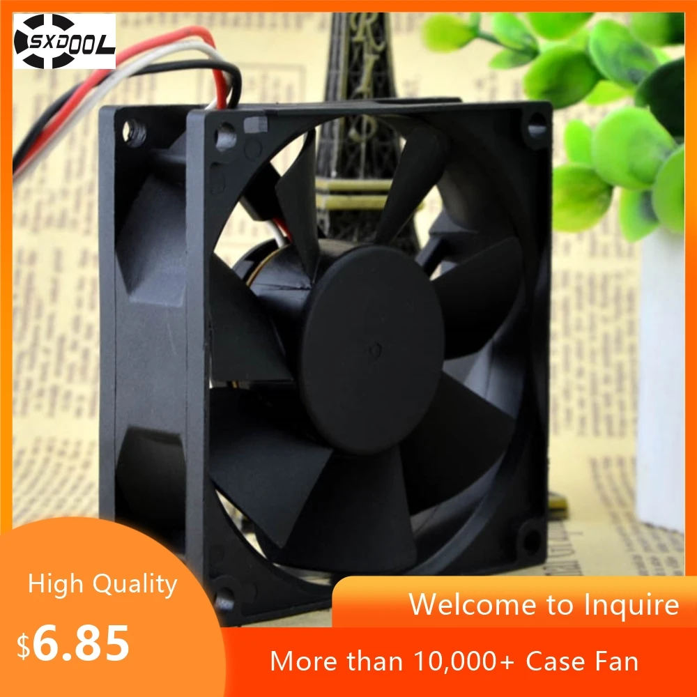 C8025S12M Ventilador de 8 cm para AVC 8025 12V 0.25A CPU Cajas de fuente de alimentación Refrigeración por exceso de tono - imagen 5