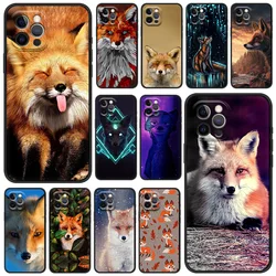 Funda para iPhone con diseño de zorro, suave y protectora