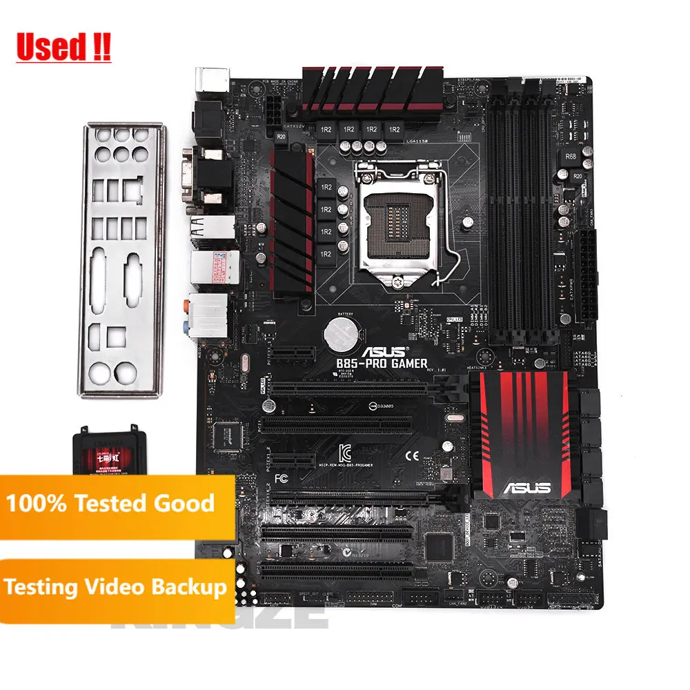 Placa base de escritorio Original Asus B85-PRO GAMER B85 Socket LGA 1150 i7 i5 i3 DDR3 32G SATA3 USB3.0 ATX 100% - imagen 2