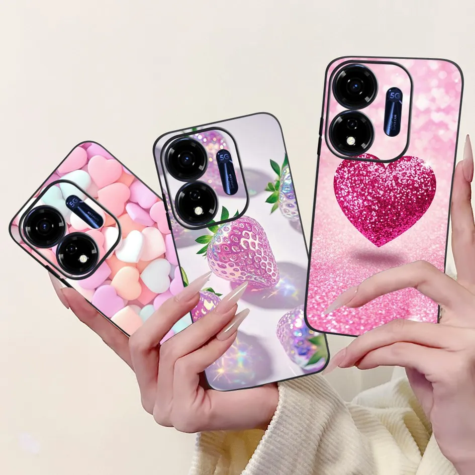 Para Itel P55 4G 5G funda A666L P666L P661N P665L funda bonita León carpa de la suerte funda trasera de silicona suave para Itel P55 Plus P 55 Shell - imagen 4