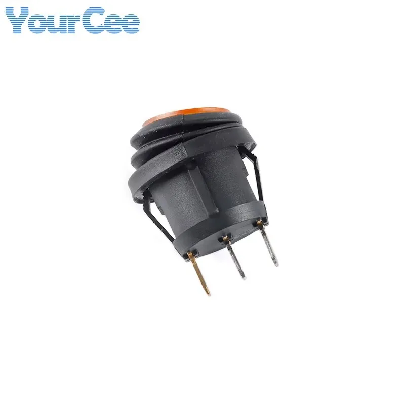 5 uds KCD1 interruptor basculante ovalado 3/2Pin 10A interruptor de alimentación 6A 250V 10A 125V ON-OFF-ON interruptor en forma de barco elíptico rojo 4P redondo 20A - imagen 5