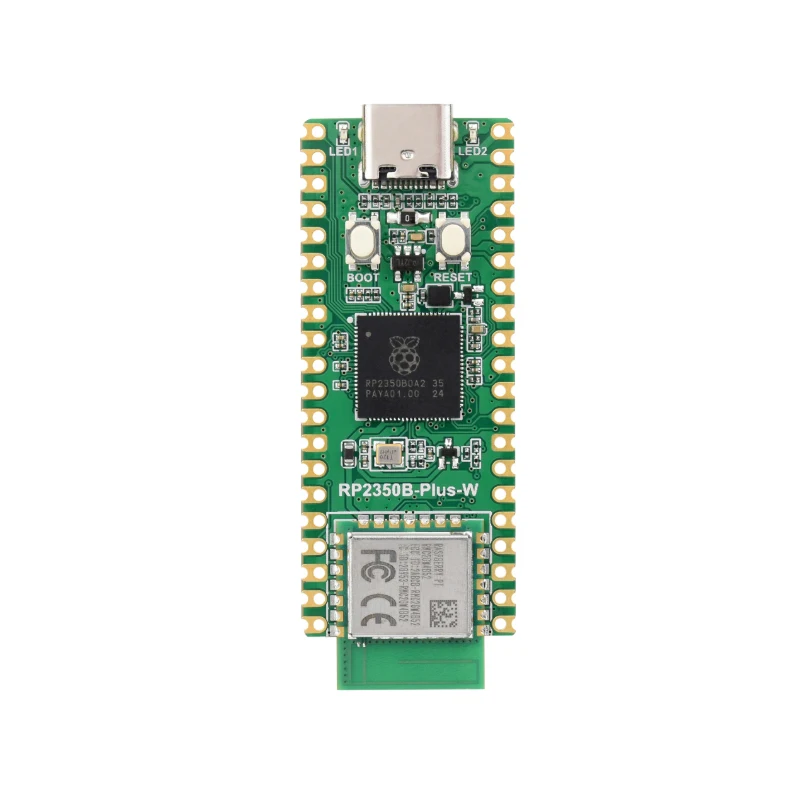 Waveshare RP2350B-Plus-W Raspberry Pi Pico 2 RP2350 Placa de desarrollo WiFi Bluetooth Módulo de radio 2 - imagen 2