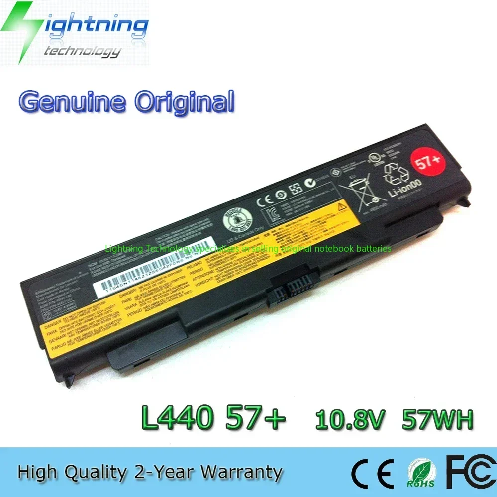2025 Año Original y genuino 45N1147 10,8 V 57Wh para Lenovo ThinkPad 57+ T540 L440 L540 T440p W540 45N1150 45N1151 0C52864 0C52863