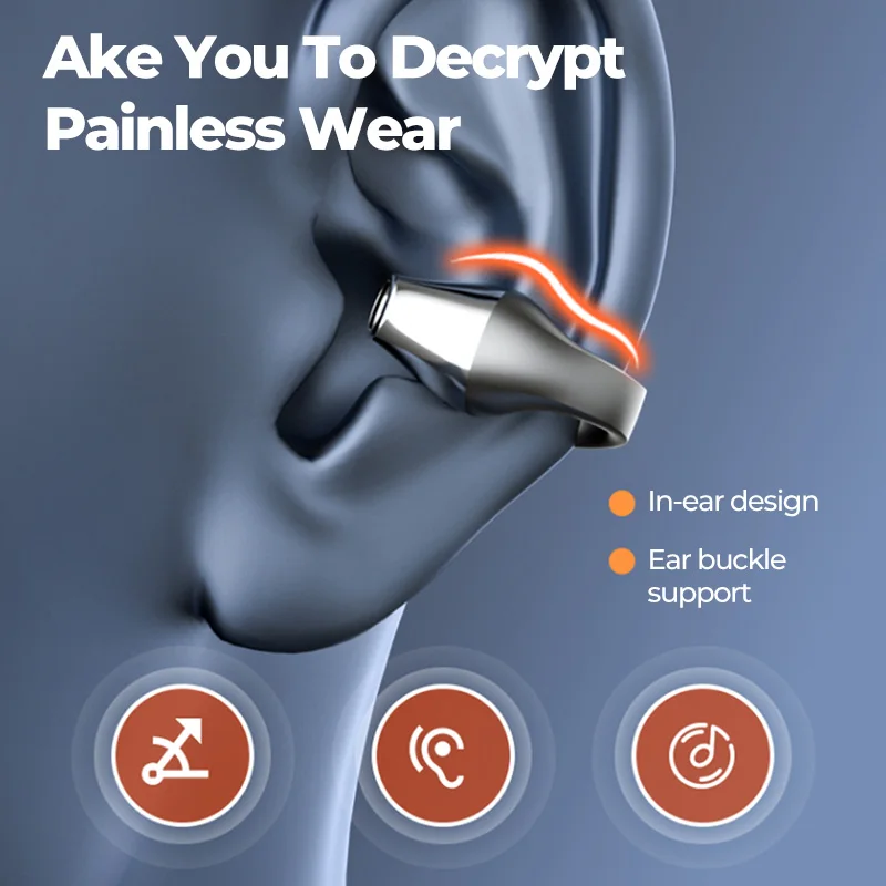 Original S03 TWS auriculares inalámbricos HIFI graves pesados pendiente con Clip envolvente estéreo Bluetooth 5,3 auriculares para juegos deportes música - imagen 4