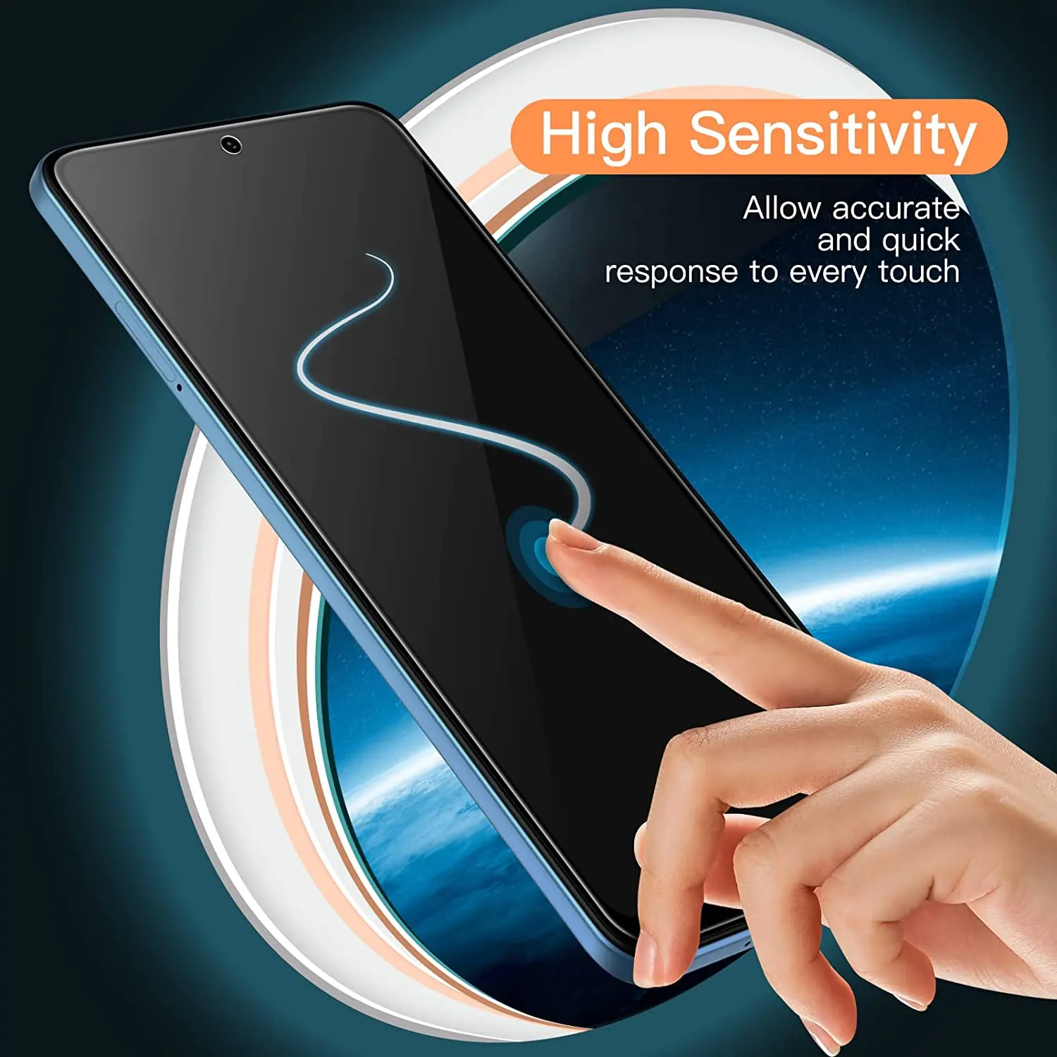 2/4 Uds 9H película de vidrio templado para OnePlus Nord 3 5G,Nord 4 5G HD Protector de pantalla - imagen 5