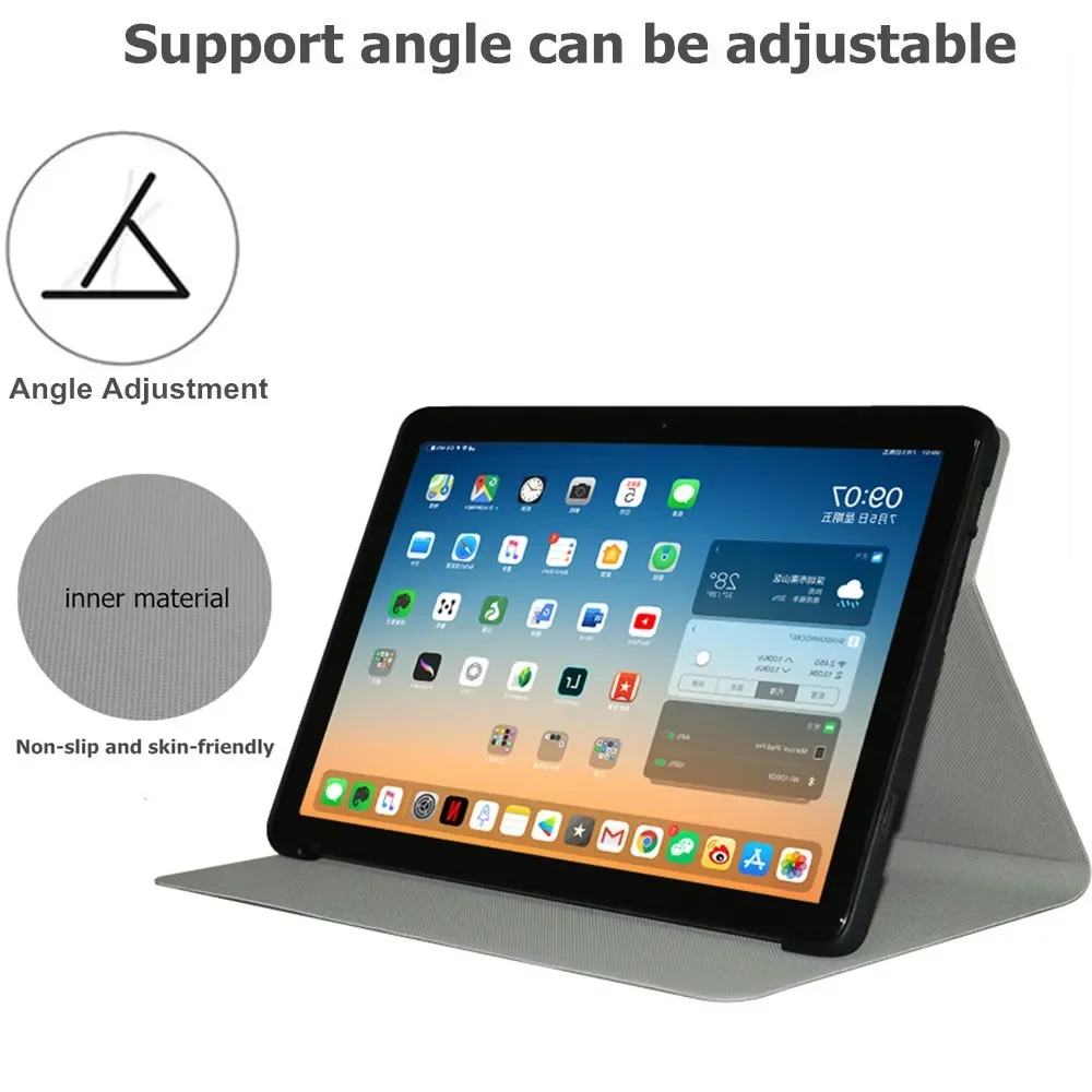 Funda inteligente para tableta Teclast M40 Plus, carcasa protectora con soporte plegable, P40HD, P40S, 2023 - imagen 2