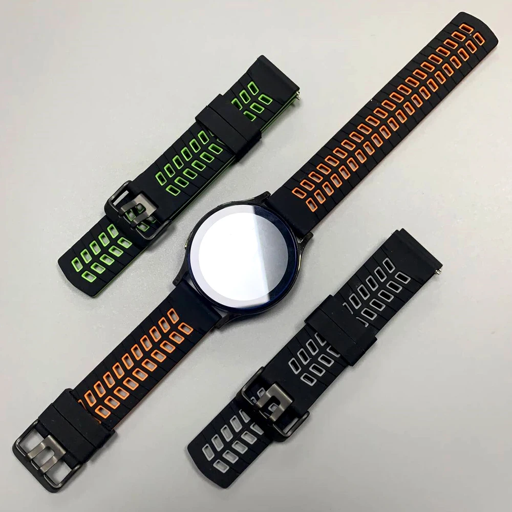 Correas de reloj deportivo de silicona de 22mm para Garmin Venu 4 45mm 2 3 Vivoactive 4 Active Forerunner 255 Music 265 570 pulsera de 47mm - imagen 4