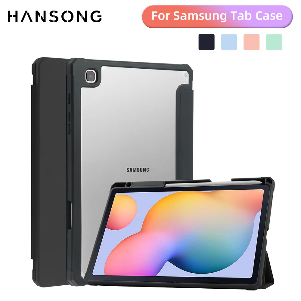 Para Samsung Tab S6 Lite funda para Samsung Tab SM-P610 P613 P615 P619 10,4 pulgadas con despertador automático/sueño portalápices funda para tableta - imagen 2