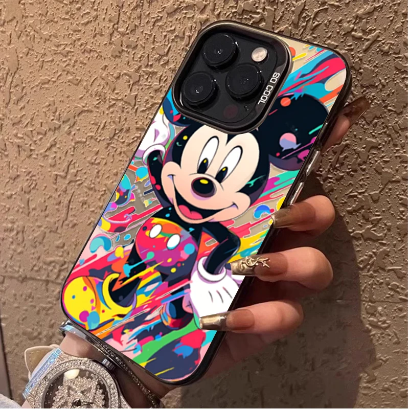 Funda inteligente de Mickey Mouse de dibujos animados de Disney para Samsung Galaxy S25 S22 S24 S23 Ultra S21 Plus FE A56 A36 A26 5G A16 A06 4G Note 20 - imagen 2
