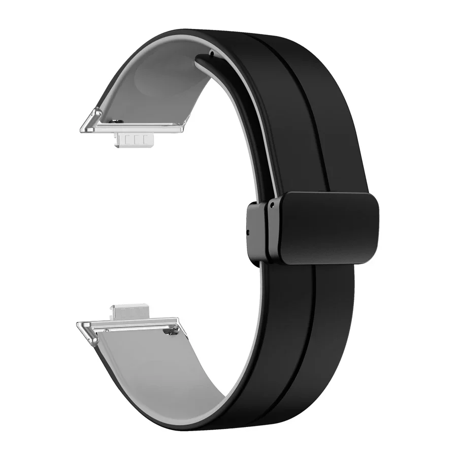 Correa de reloj de silicona con hebilla magnética para Huawei Watch Fit 4 Pro, Correa de repuesto, accesorios para Huawei Fit 3 - imagen 2