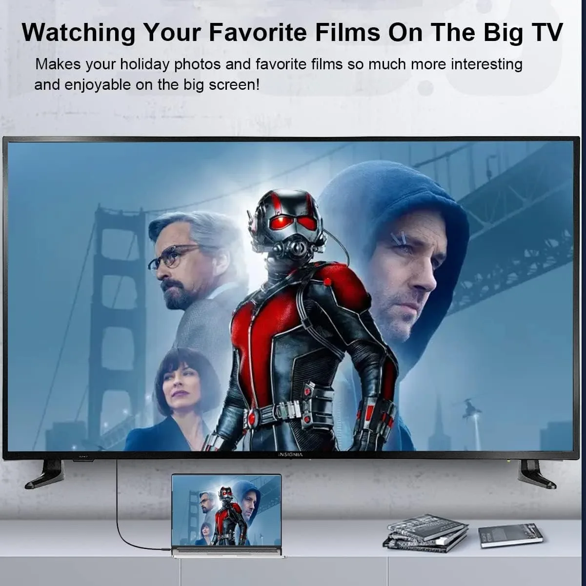 Convertidor de vídeo de 1,8 M y 1080P, Cable adaptador macho a VGA, compatible con HDMI, para ordenador portátil, PC, Monitor, proyector, HDTV, Bigscreen - imagen 5