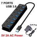 7 Ports with EU Plug
