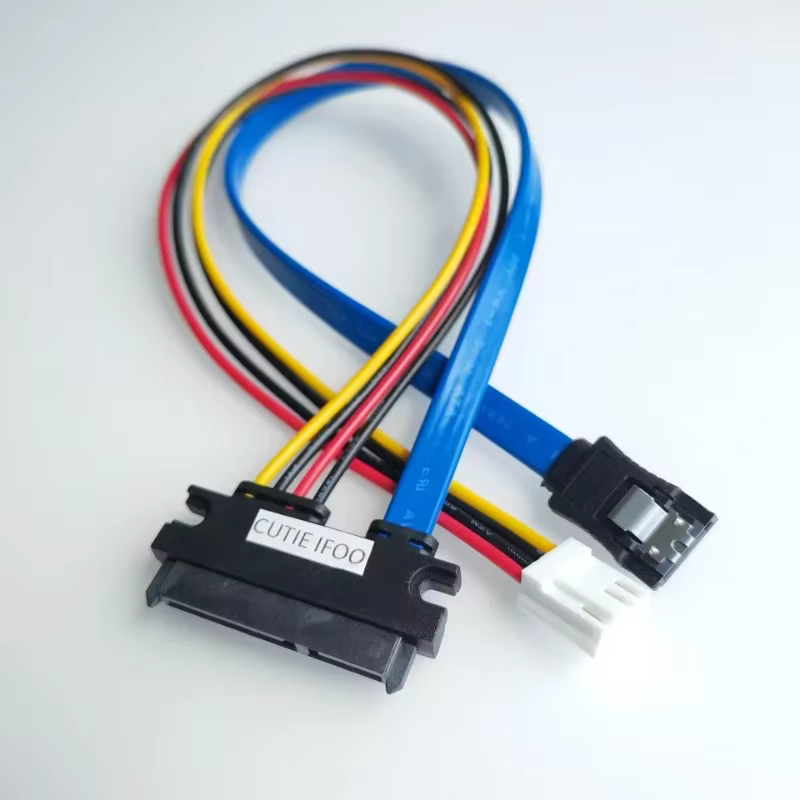 Cable SATA 4 pines a 22 pines para SSD ITX – Datos y Alimentación - imagen 3