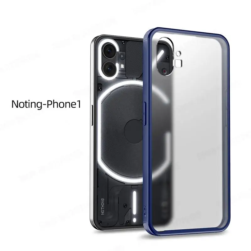 For Nothing Phone (1) Funda protectora a prueba de golpes con armadura de cuatro esquinas para Nothing Phone 1 One 2A Plus, funda protectora mate para PC dura - imagen 2