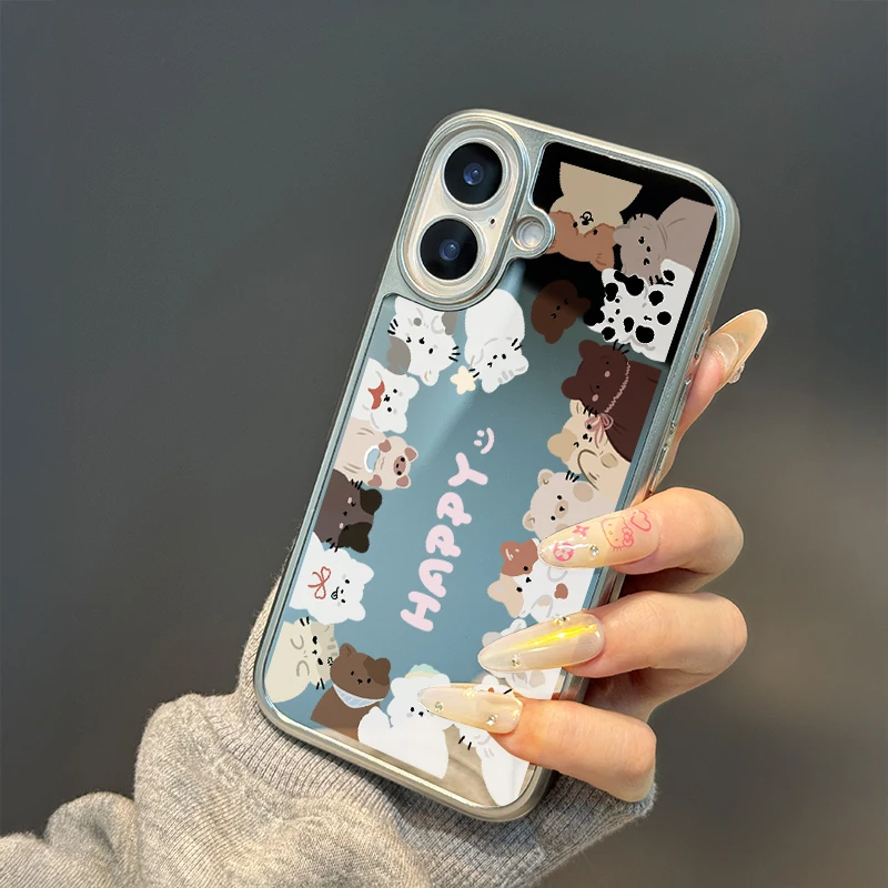 Funda de teléfono Happy Zoo para iPhone11/12/13/14/15/16/17 Pro Max AIR PLUS, funda de teléfono epoxi TPU anticaída - imagen 4