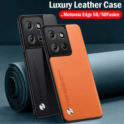 Funda cuero PU Motorola Edge 50 Pro – Protección antigolpes