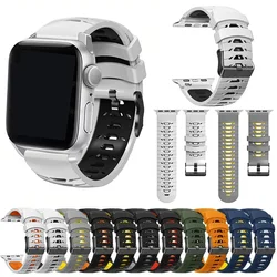 Correa silicona Apple Watch – Pulsera deportiva Series 9/8/Ultra