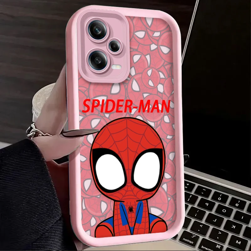 Funda Marvel Cute Deadpool Spider-Man para Xiaomi Redmi Note 13 14 12 11 Pro Plus 5G 14S 12S 11S 10S 10 9 Redmi 14C 13C 12C 12 4G - imagen 3