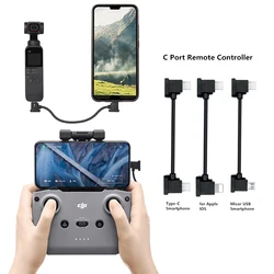 Cable OTG DJI para control remoto a móvil y tableta USB-C Micro USB