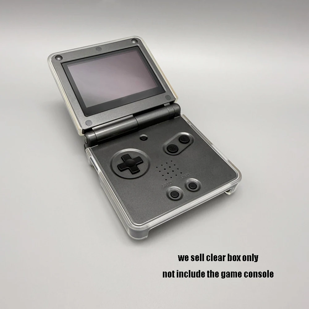Recién llegado, funda blanda de plástico para consola de juegos GBASP Game Boy Advance, cubierta protectora transparente de TPU, caja carcasa de cristal