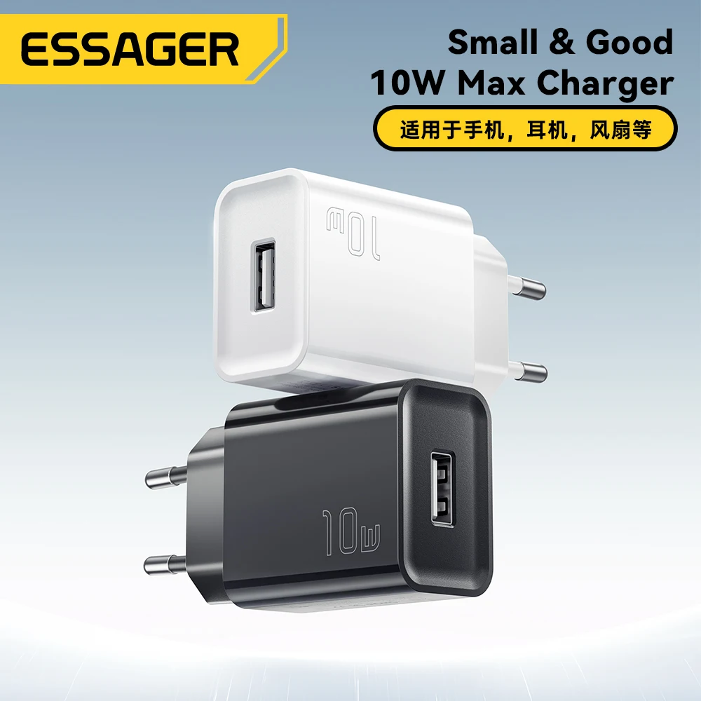 Essager Mini cargador USB de 10W, adaptador de carga rápida para iPhone16 15 Pro Max, Xiaomi, Huawei, carga portátil de viaje para teléfono móvil - imagen 2