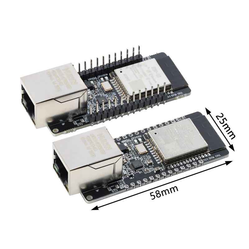 WT32-ETH01 puerto serie integrado red compatible con Bluetooth Ethernet WIFI Combo Gateway MCU ESP32 módulo inalámbrico WT32 ETH01