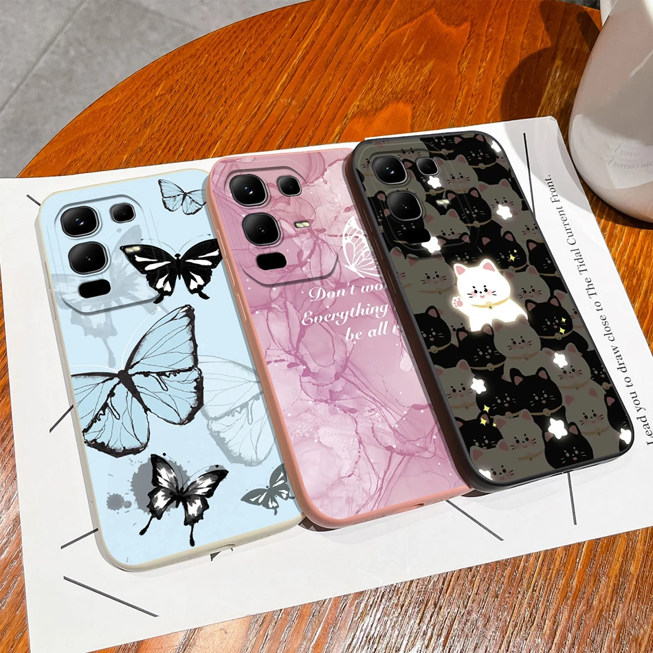 Para Infinix Note 50 Pro Plus funda de teléfono Simple creativo protección completa contraportada para Infinix Note 50X carcasa ligera - imagen 4