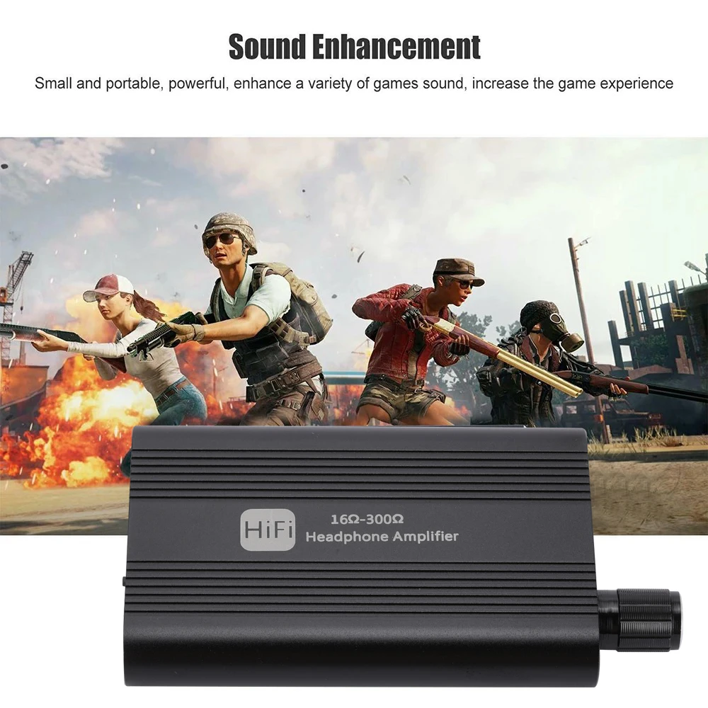 Amplificador de auriculares de 3,5mm, amplificador de Audio HiFi Clase A, amplificador de auriculares de 160-300 Ohm, amplificador de Audio para altavoz, reproductor MP3, ordenador y teléfono - imagen 3