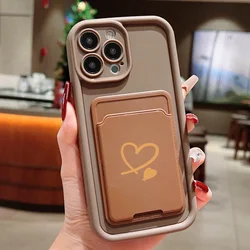 Funda Luxuly Samsung Galaxy – Corazón y Ranura para Tarjeta