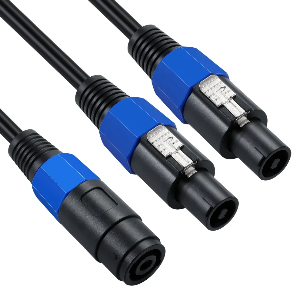 Speakon-Cable divisor Speakon Break Out, Cable hembra a macho Dual, 0,5 m - imagen 2