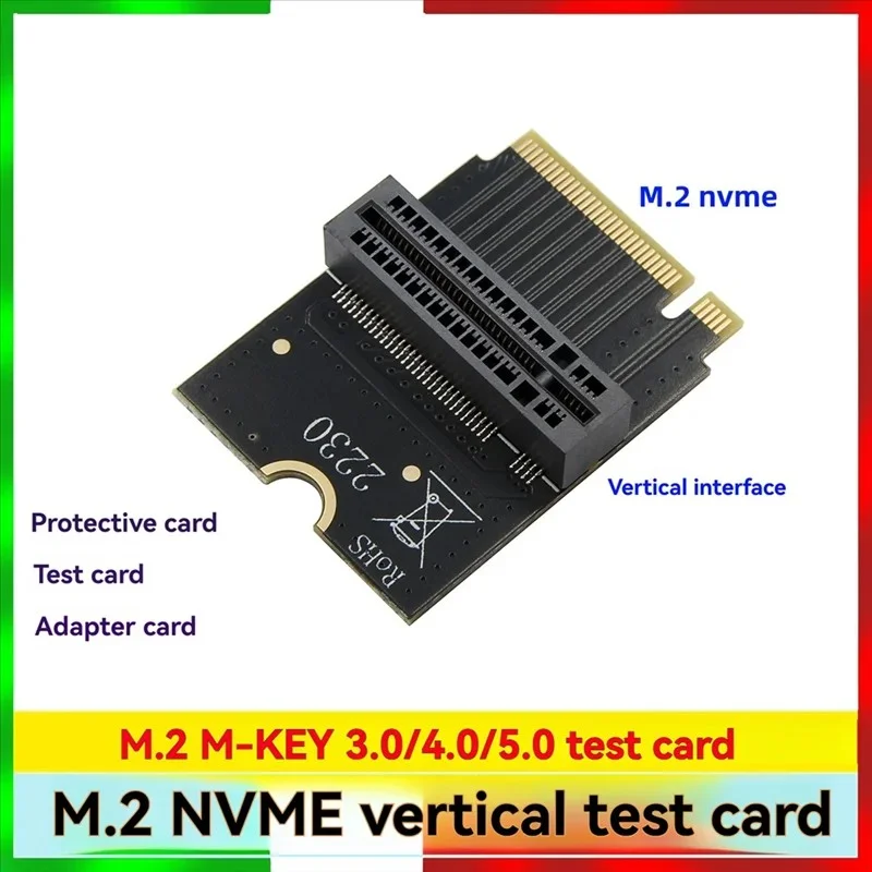 M-Key a M-Key M. 2 NVME 2230 tipo adaptador convertidor placa elevadora tarjeta de prueba compatible con M2 Key Ssds en forma 2230/2242 2260 2280 - imagen 2