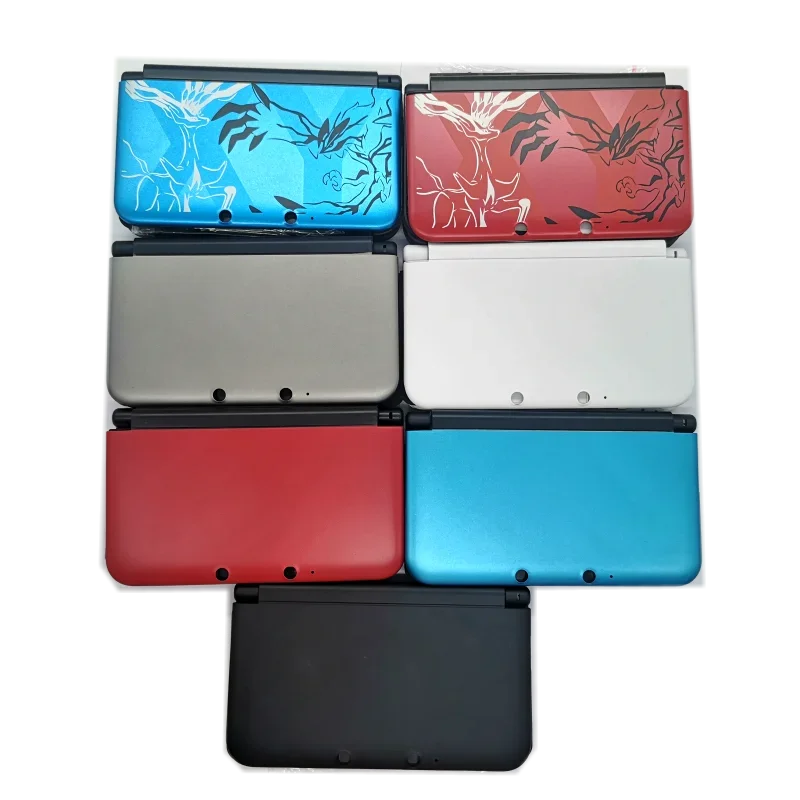 Carcasa de plástico para consola de juegos antigua 3DS LL 3DSLL 3dsxl, color dorado, Original, reemplazo de funda para consola Nintendo 3DS XL 2012