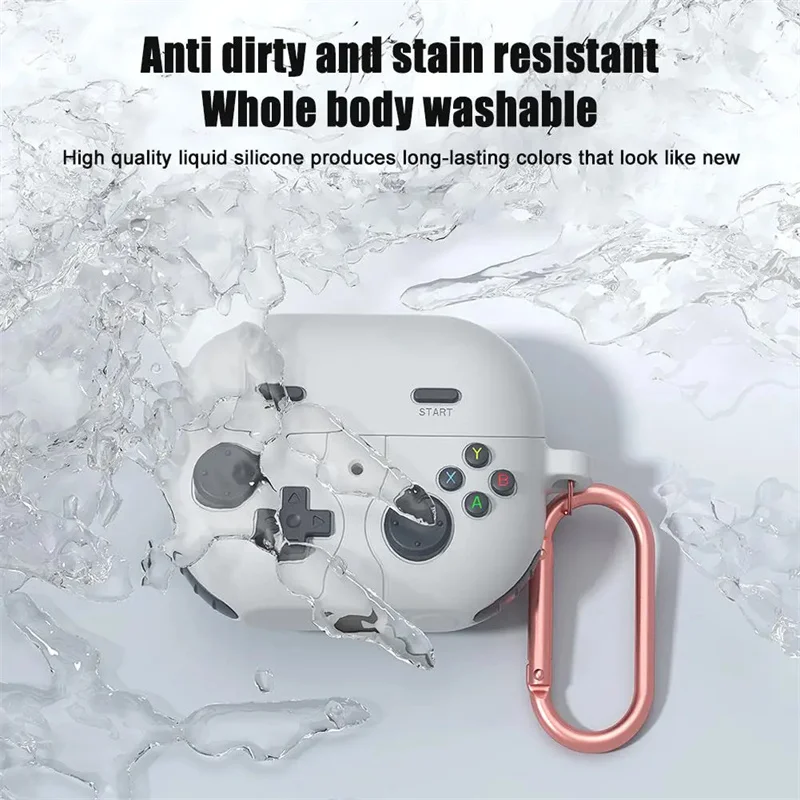 Funda de silicona a prueba de golpes para Samsung Galaxy Buds 3 / Buds 3 Pro, accesorios para auriculares, funda con gancho, Capa Fundas - imagen 3