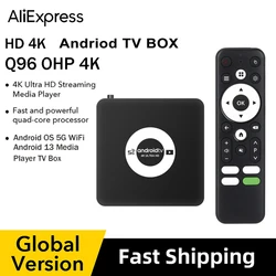 Q96 OHP 4K WIFI Smart TV Box 4G 5G decodificador Android 13 cine en casa Android Hisilicon Hi3798M Quad Core 4K reproductor multimedia Q96