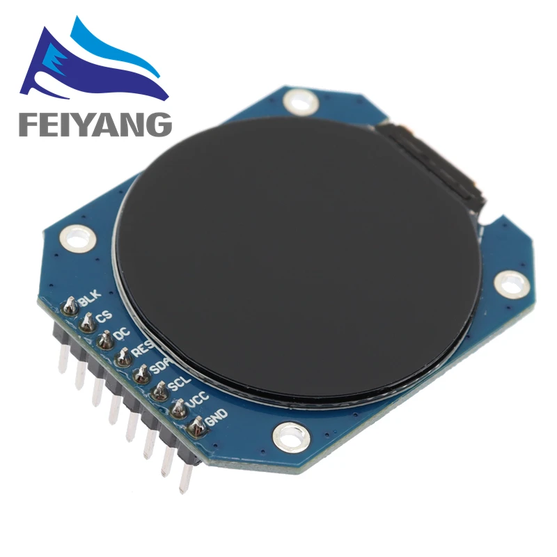 Pantalla TFT, módulo de pantalla LCD TFT de 1,28 pulgadas, controlador redondo RGB 240*240 GC9A01, interfaz SPI de 4 cables, PCB 240x240 para Arduino - imagen 5