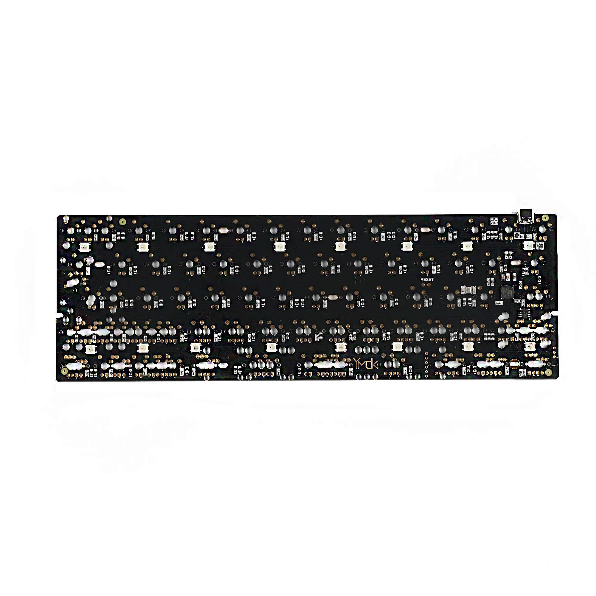 YMDK-estabilizadores programables para teclado mecánico, placa PCB con luz Led RGB, reemplazo GH60 64, YD60MQ QMK, 60%