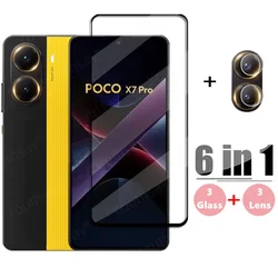 Cristal Templado POCO X7 Pro – Protección Pantalla HD y Lente Cámara