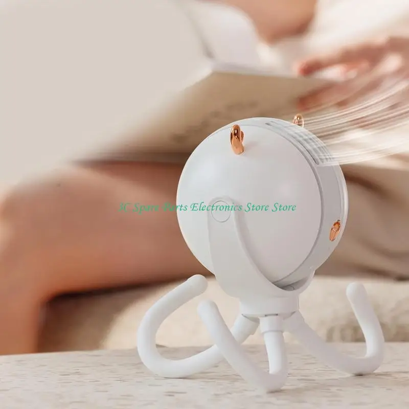 Desk ventilador ventilador manguero flexible 12 piezas ventilador ventilador múltiple ventilador pulpo múltiple - imagen 4