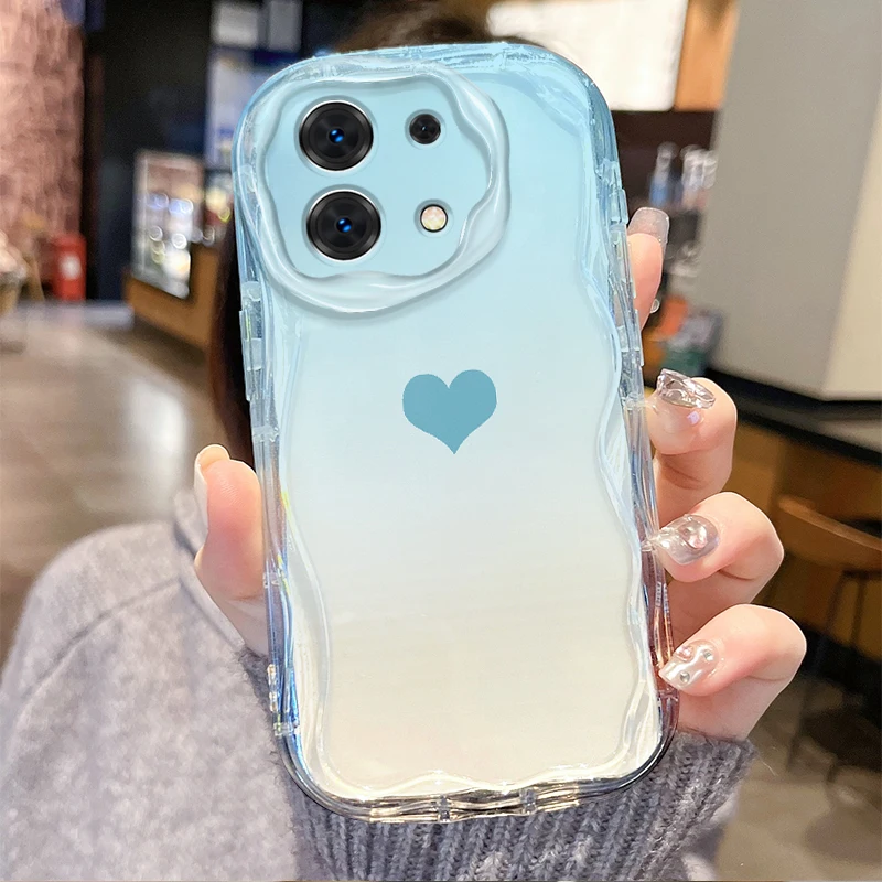 Funda ondulada con patrón de amor para Xiaomi Redmi Note 13 13C 12 12C Pro Plus Turbo 12S 11 11S 11A 10 Prime 9 9C 4G 5G, funda de silicona suave - imagen 5