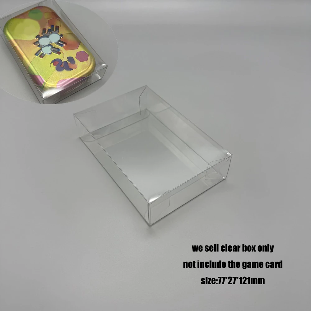 Caja de presentación PET transparente de alta calidad para Pokemon PTCG versión estadounidense Mini pantalla de estaño con 10 Mini caja de protección de latas - imagen 5