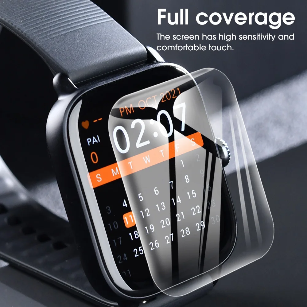 Película de hidrogel suave para reloj inteligente Amazfit GTS 3 GTS 4 4Mini, Protector de pantalla para Huami Amazfit GTS3 GTS4 GTS 2Mini, 8-1 Uds. - imagen 4