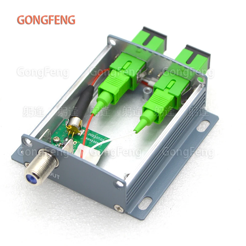 Nuevo receptor pasivo FTTH CATV WDM MINI redes de nudos ópticos equipo convertidor de medios de fibra óptica conector SC APC al por mayor - imagen 2