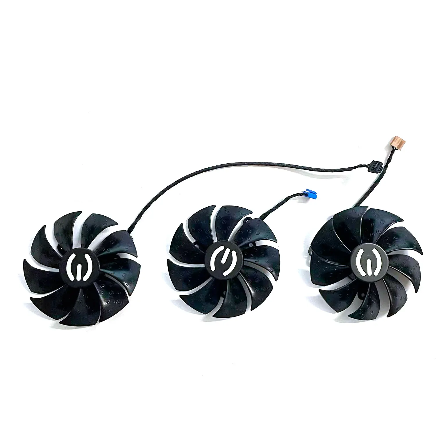 87MM PLD09220S12H 12V 0.50A 4Pin ventilador para tarjeta gráfica para EVGA RTX 3070 3080 Ti 3090 FTW3 ULTRA GAMING GPU Cooler - imagen 3