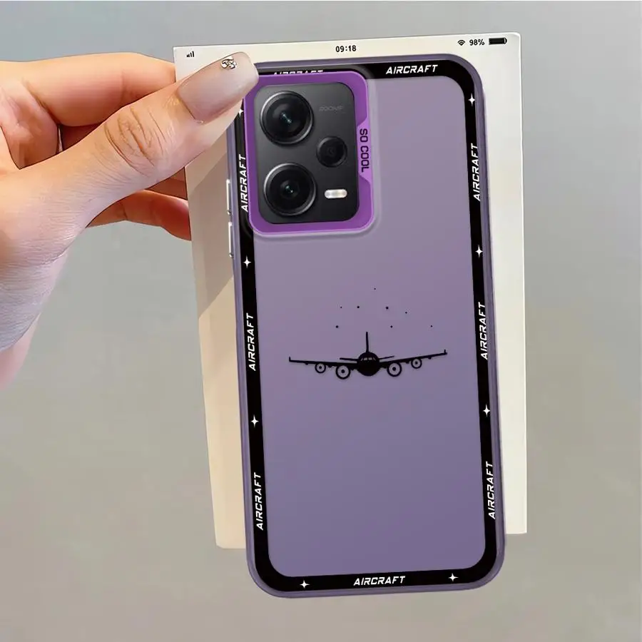 Funda de aviones para Xiaomi Redmi 9T A5 10C 13C 14C A1 A2 Plus 9C 12C K60 funda trasera para teléfono - imagen 2