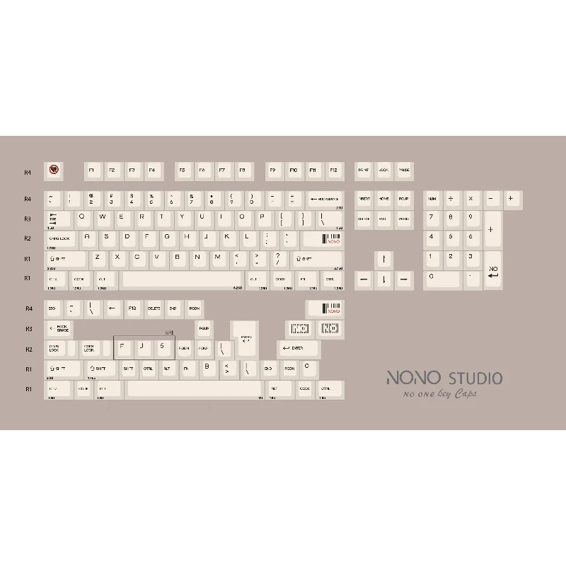 NO ONE-teclas con perfil de cereza, juego de teclas de sublimación PBT para teclado mecánico, teclas simples personalizadas, accesorios para PC - imagen 5