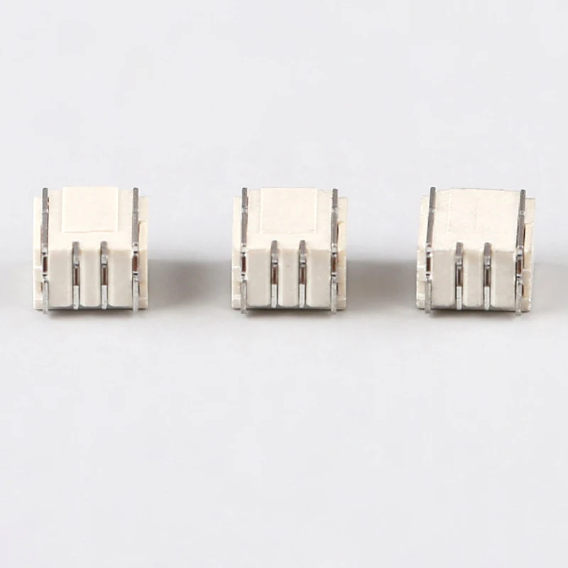 10 Uds SH1.0 espaciado conector de enchufe de aguja horizontal SMT resistente a altas temperaturas conector de enchufe de terminal beige 2P-8P