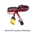 3Pin GX16F to XT60M